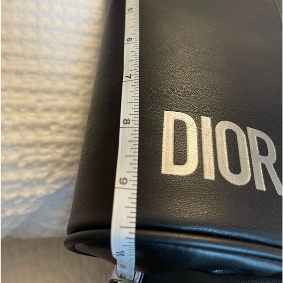 Dior crossbody and wristlet authentic with silver chains and bling charm - Picture 9 of 11